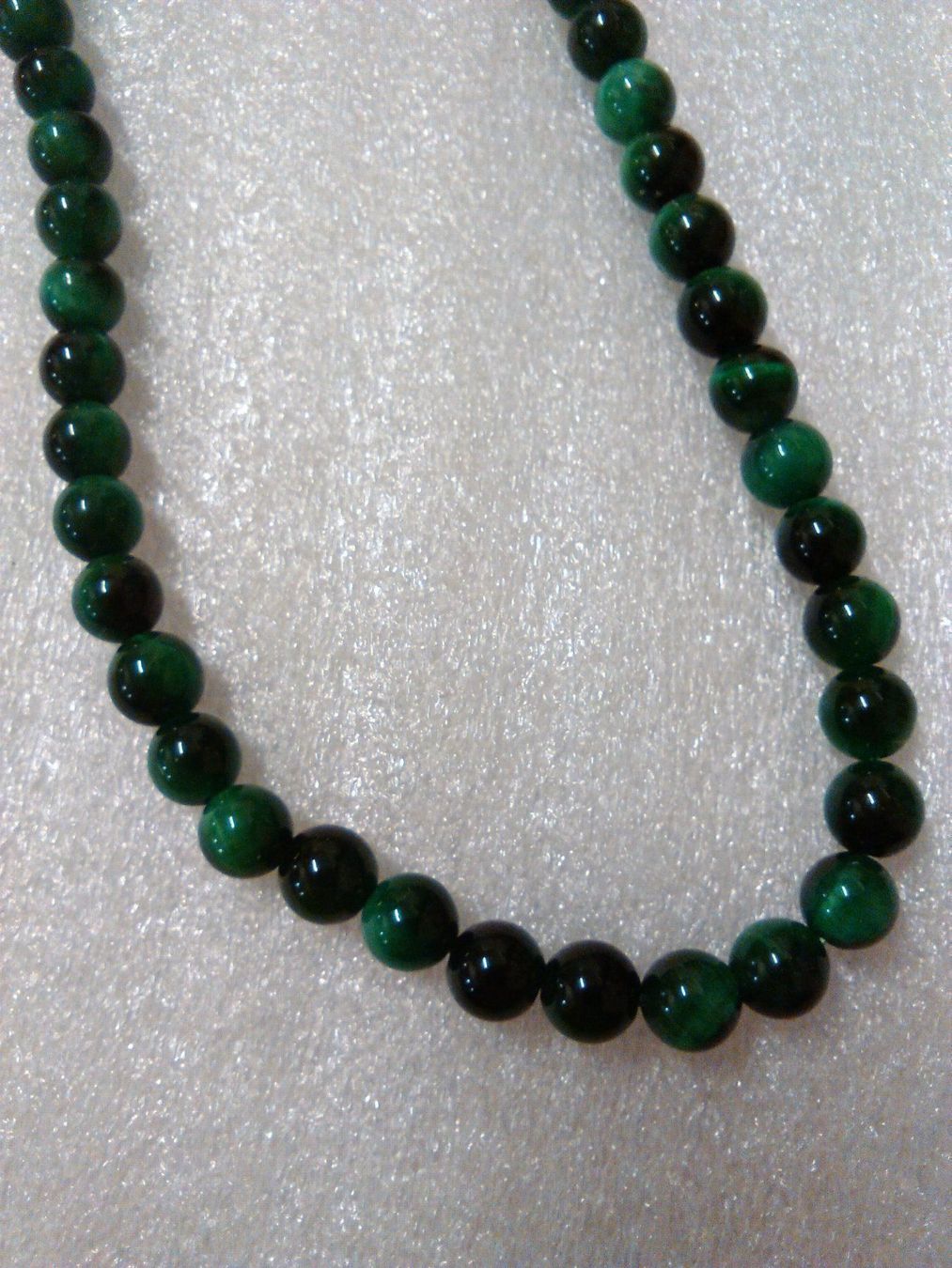 Catenine: ECHT KATZENAUGEN STRANDE KETTE;;GRÜN – Nuovo (secondo la descrizione) da Basel venduto da bijoutrie_4