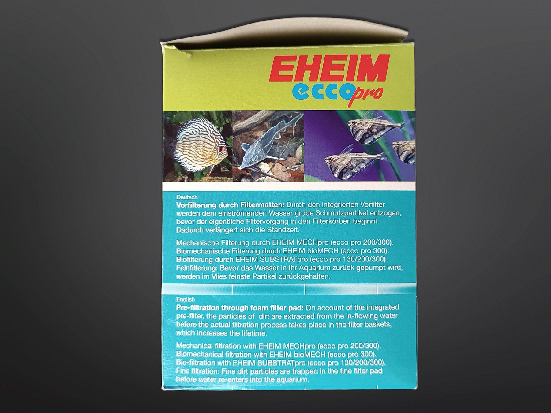 Eheim Filtri: EHEIM ECCO PRO Filterpads – Usato da Suhr venduto da Restwert_Suhr 7