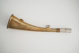 Signalhorn Posthorn Messing antik 24 cm Schweiz