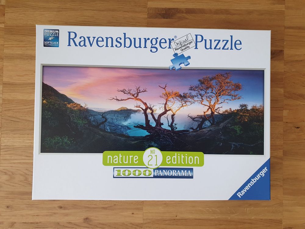 Ravensburger Puzzle 12000175 – Nature Edition: Schwefelsäure-See Am Mount Ijen, Java – 1000 Teile – Landschaftspuzzle Für Erwachsene & Kinder Ab 14 Jahren
