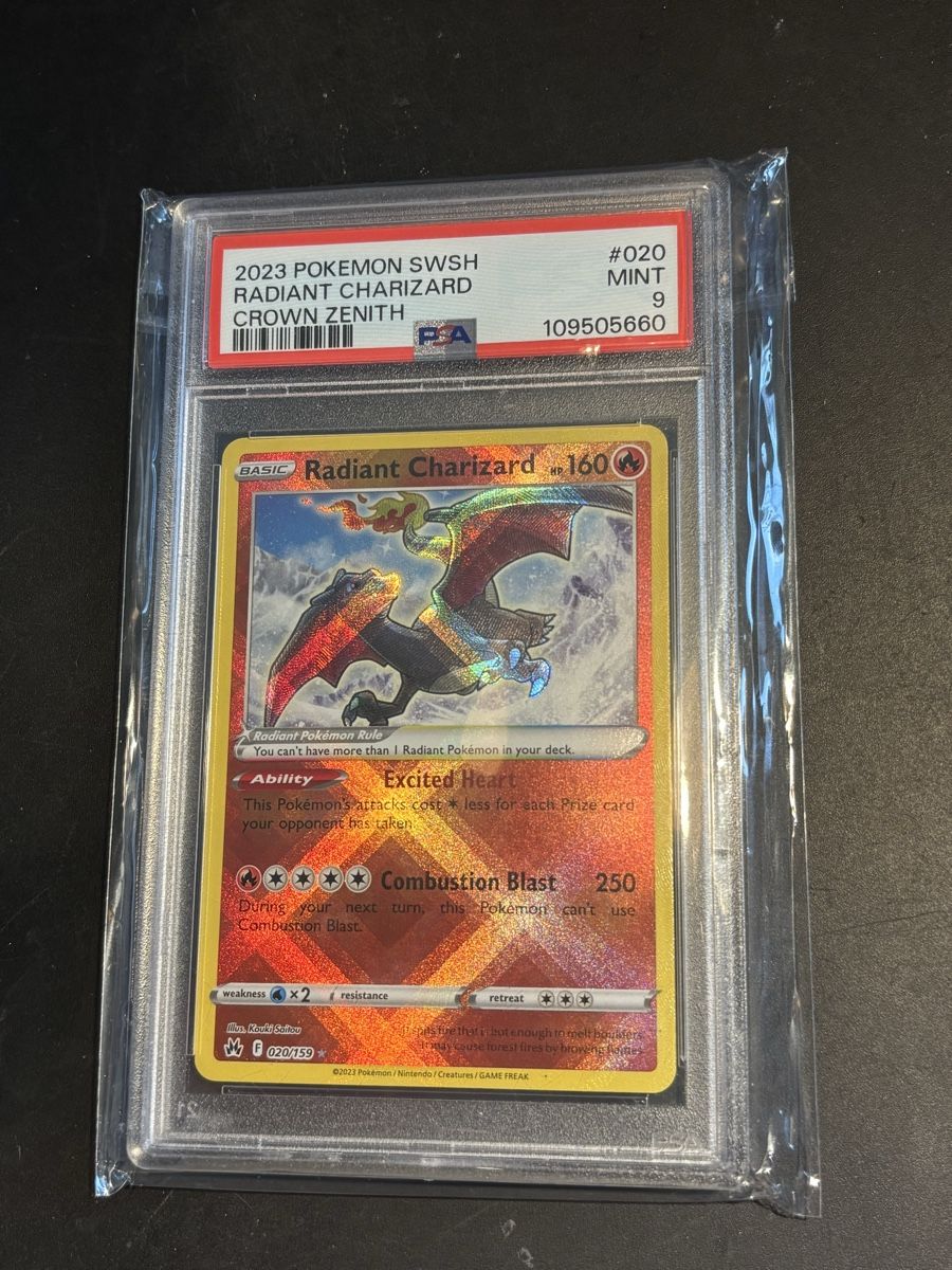 Pokémon Sammelbilder & Trading cards: Pokemon: Radiant Charizard, 020/159, PSA 9, Englisch – Gebraucht aus Maur von _LukasM_