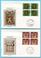 4 Orts- Ersttagsbrief Pro Patria 1983