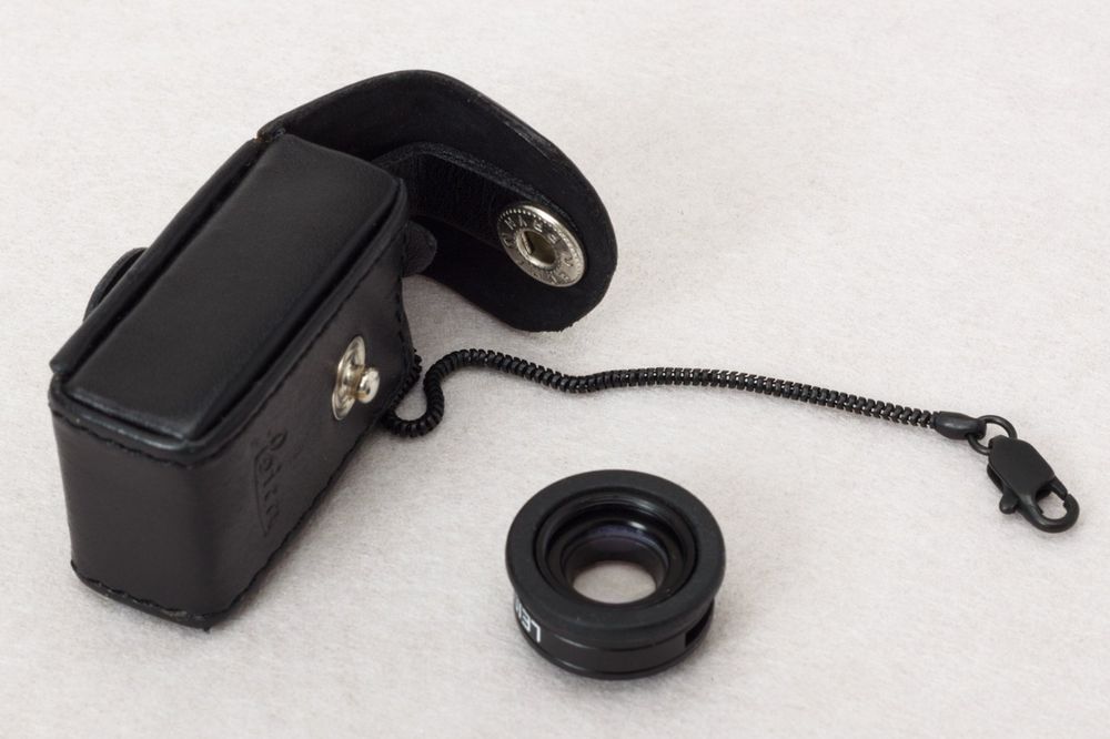 Leica Sucherlupe , M 1,25 X Broschüren Infoblatt 4 Seiten