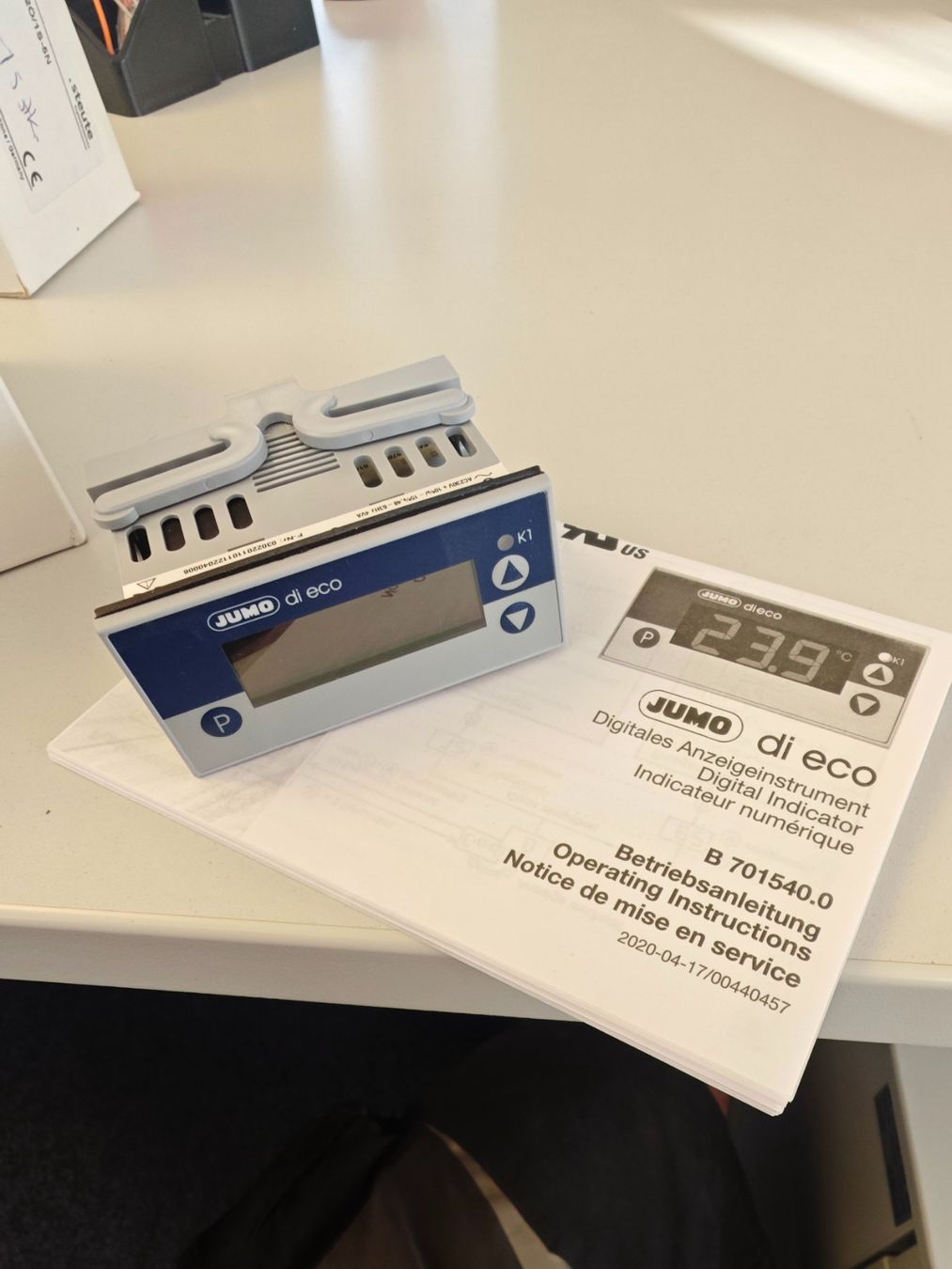 Componenti elettronici: Jumo Einbaumessgerät für Temperatur – Nuovo e nell'imballaggio originale da Vorderthal venduto da eierchopf 1