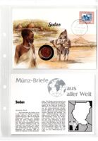 Sudan_1987_Münzbrief mit Beschreibung