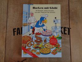 Backen mit Globi unbemalt - TOP Zustand - 4. Auflage - 1.39