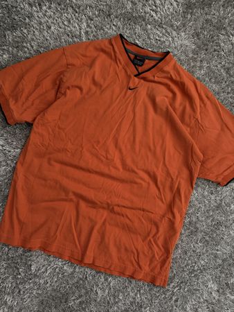Vintage Nike T-Shirt Orange Size L 80s