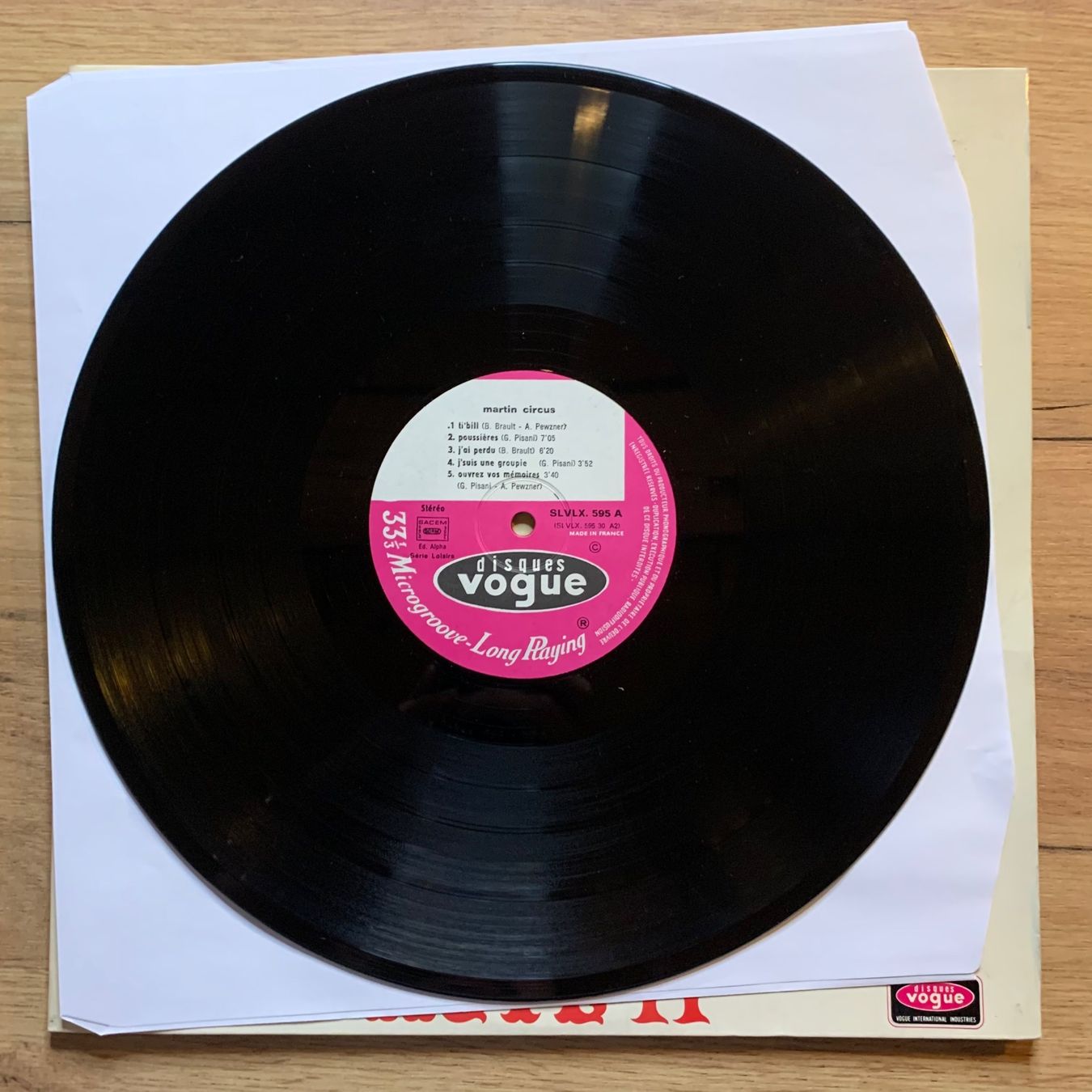 Schallplatten: MARTIN CIRCUS - ACTE II...OG FR 1971...VG+/VG+ – Gebraucht aus Gals von Diskopatshop 3