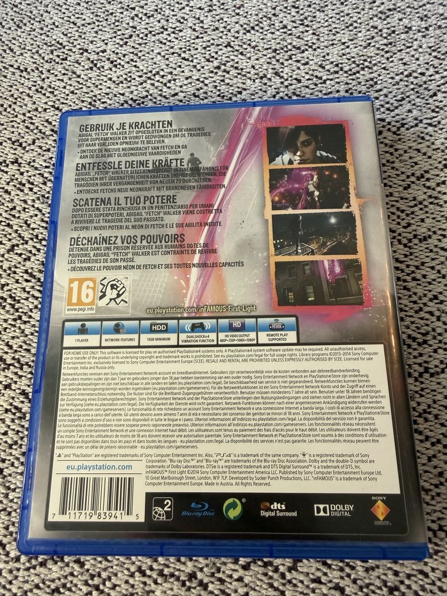 Spiele: Infamous First Light - PS4 spiel – Gebraucht aus Rombach von vir_2dsd 1