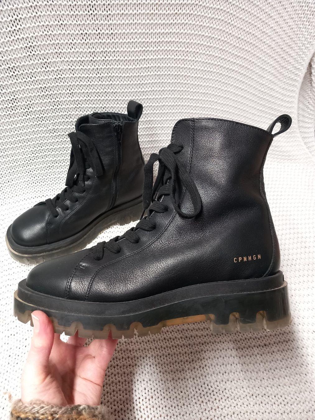 Copenhagen Scarpe da donna: Copenhagen Studio Boots CPH1002 vitello black/clear Gr.35-37 – Nuovo (secondo la descrizione) da Gwatt (Thun) venduto da umwelt-brocki 2