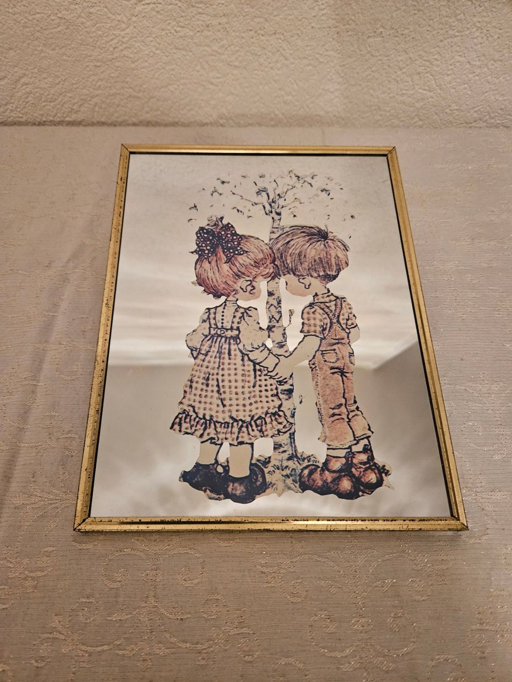 Spiegel: Kleiner Vintage Spiegel – Gebraucht aus Wittenbach von anzo4