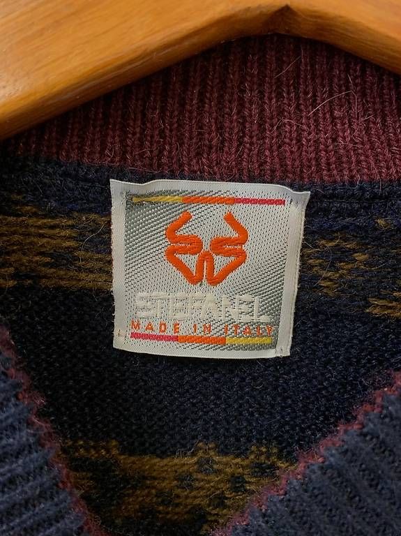 Stefanel Maglioni & Felpe: Vintage Stefanel Strickpullover mit Muster Made in Italy – Usato da Obernau venduto da Arche_Noah_Brocki 5