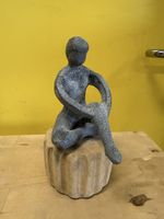 Dekorative Steinfigur, Handarbeit