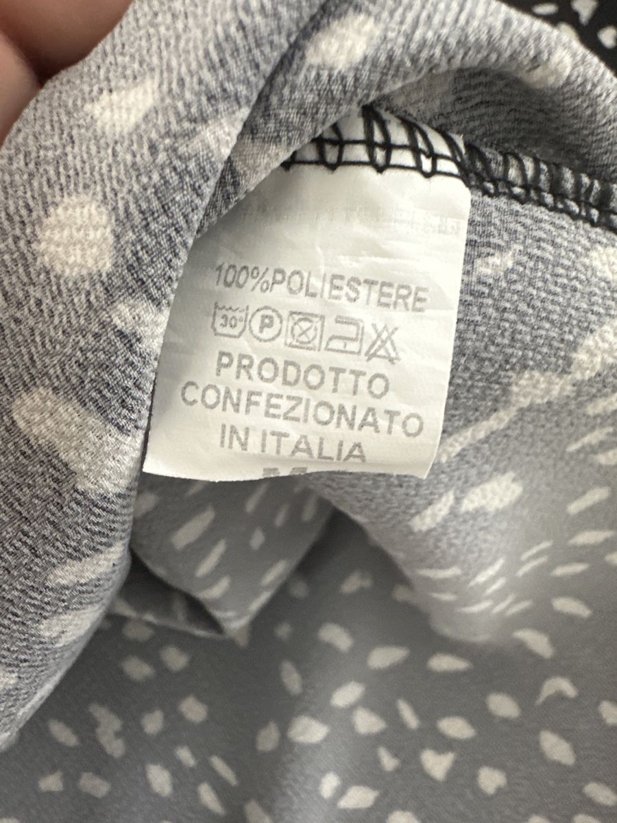 Camicette: Damen Bluse schwarz / weiss gepunktet – Usato da Zug venduto da Hehe 3
