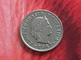 5 Rappen 1947 ss-vz
