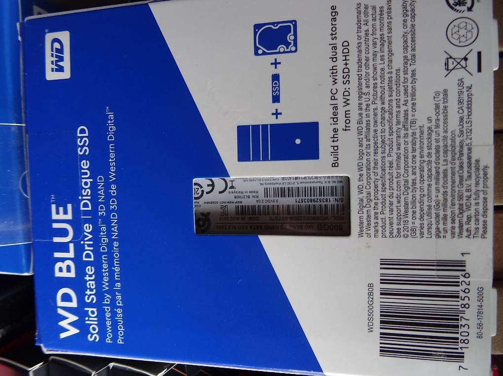 Western Digital Harddisks: WD BLUE 500GB – Neu und originalverpackt aus Buttisholz von rappirosen 1