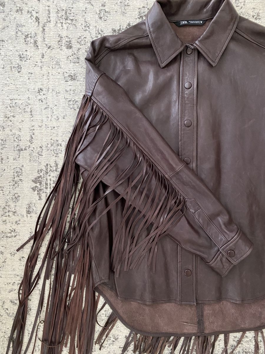 Zara Giacche: Veste / chemise en cuir - XS – Usato da Bussigny venduto da cac_q2c6 3