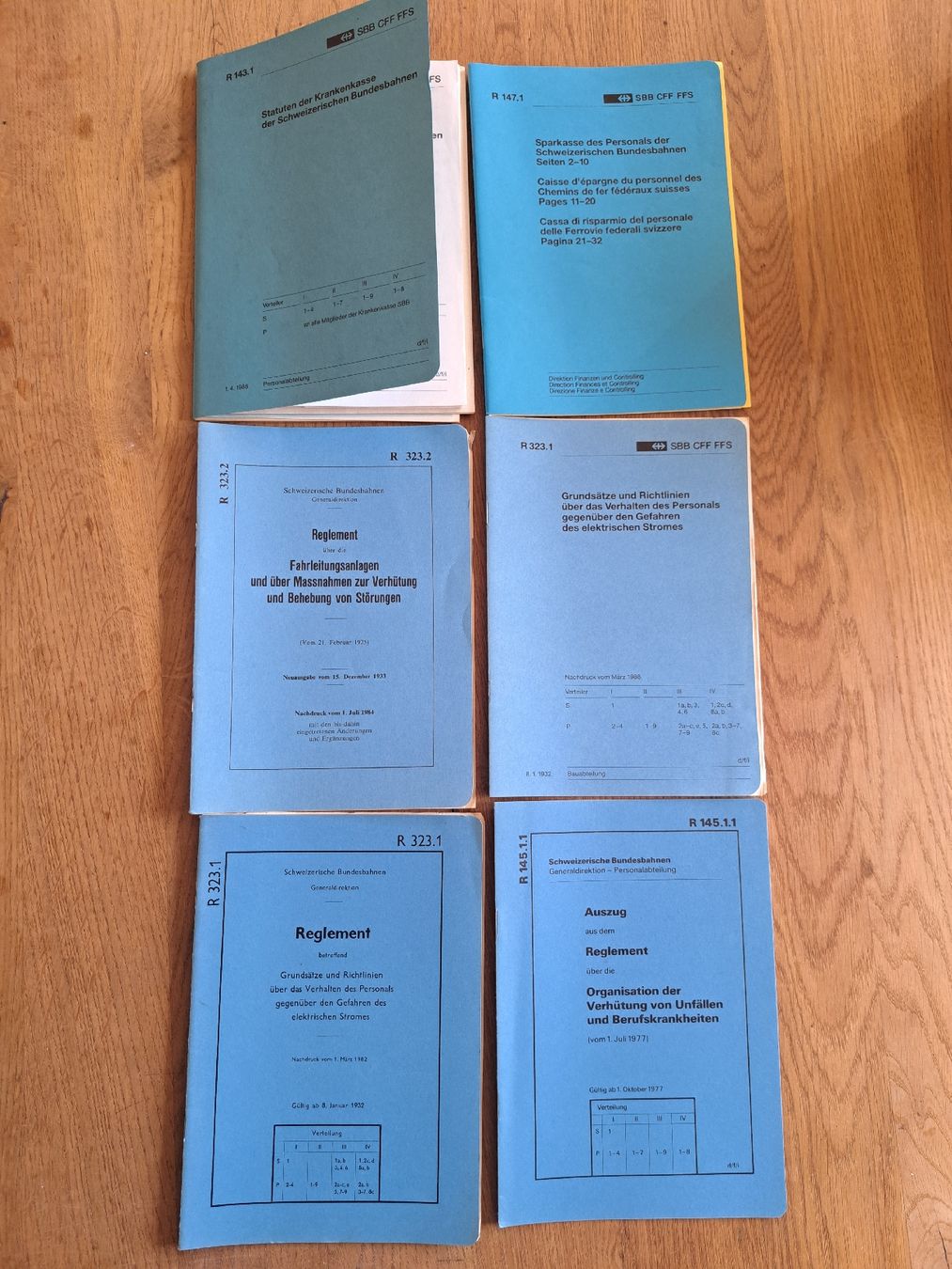SBB/CFF/FFS Documenti: Diverse SBB/CFF Vorschriften, Reglemente – Usato da Pratteln venduto da mab_f2fz