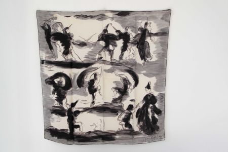Pierre Balmain, Paris - Seidentuch / Desing Carre - Foulard