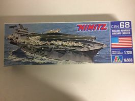plastic model kit scale 1 : 720 ITALERI 503 NIMITZ AIR CARRI