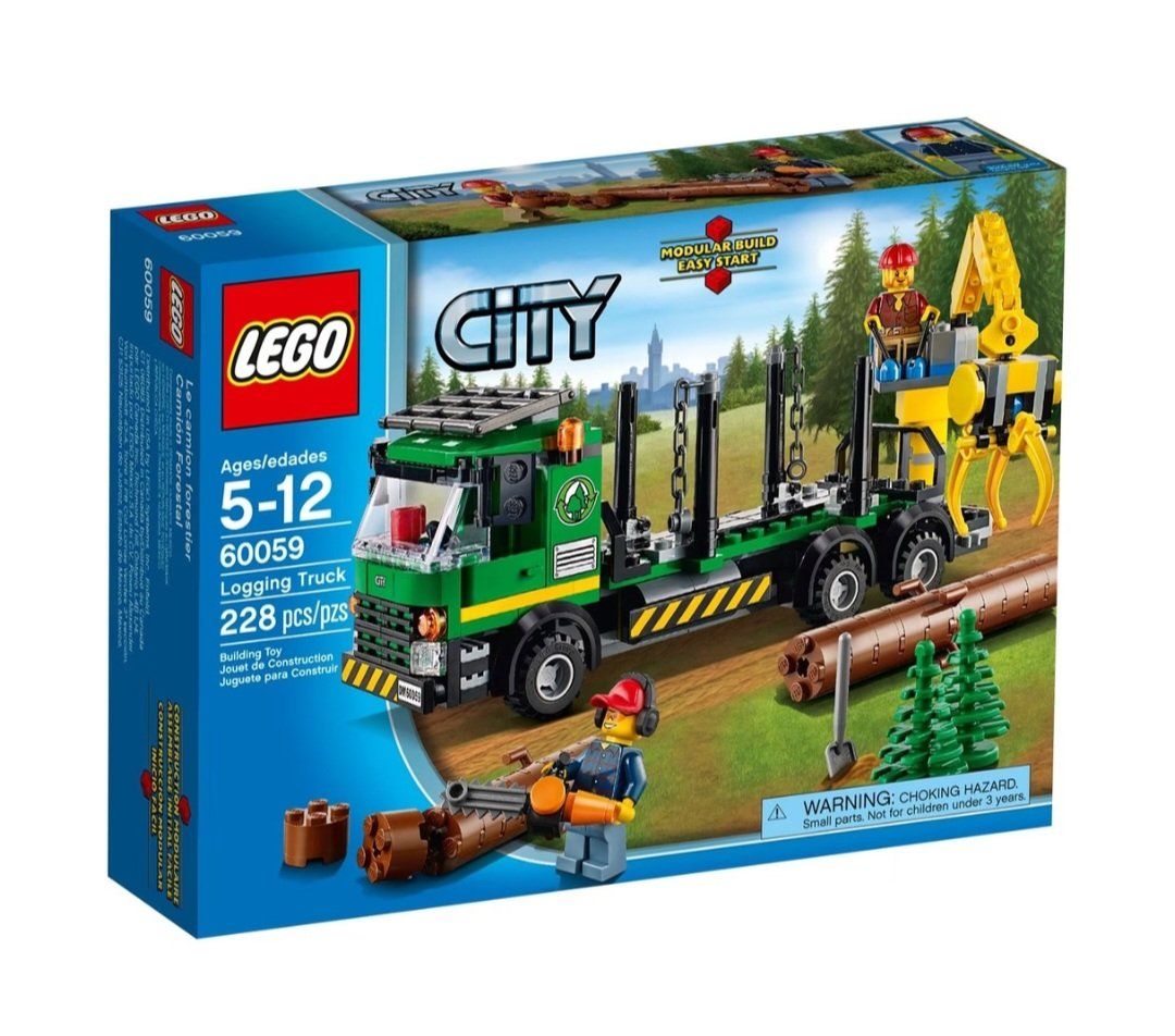 Lego Giocattoli: LEGO City Holztransporter 60059 – Nuovo e nell'imballaggio originale da Niederhasli venduto da zvb_fgn2