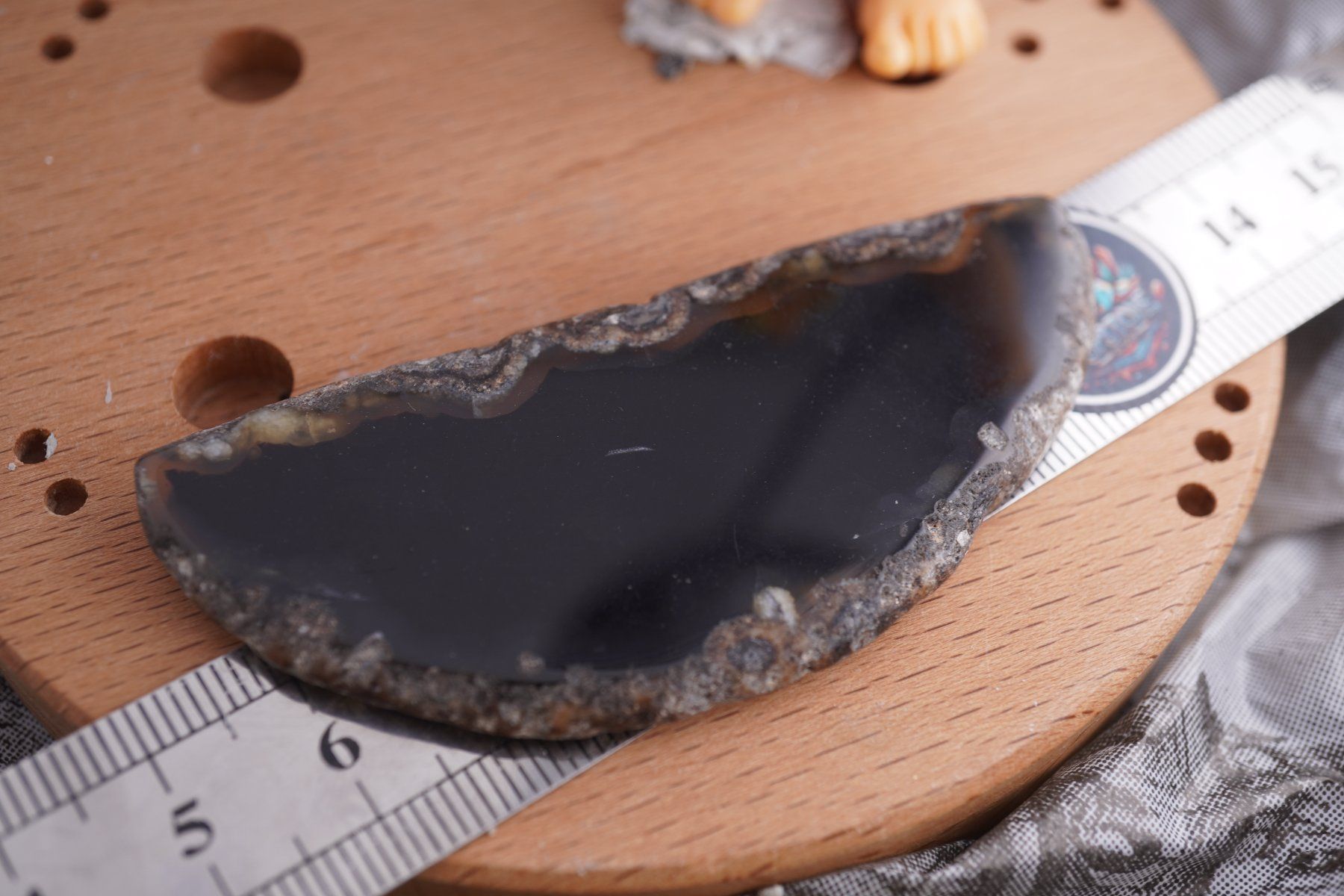 Mineralien & Heilsteine: Achat Schwarz     Scheibe     wow     Ab 1.-(1) – Neu und originalverpackt aus Eschenbach SG von topstone 5