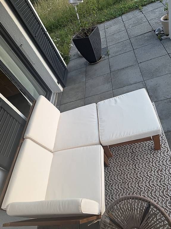 Sedie a sdraio: Gartenlounge für kleinen Balkon – Usato da Châbles FR venduto da celine61 1