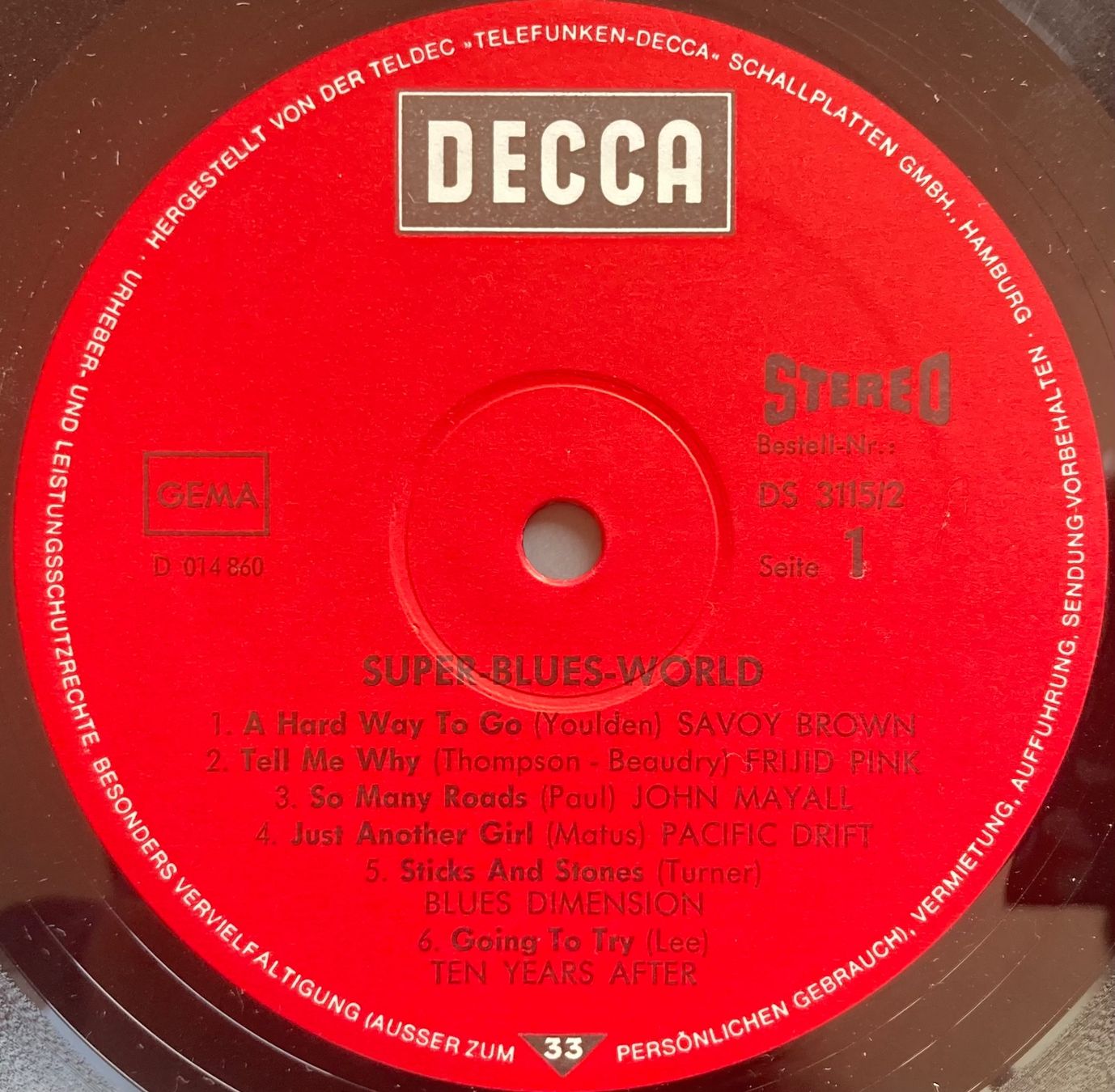 Schallplatten: DIVERS ARTISTES - SUPER BLUES WORLD – Gebraucht aus Poliez-Pittet von Newtown-Records 5