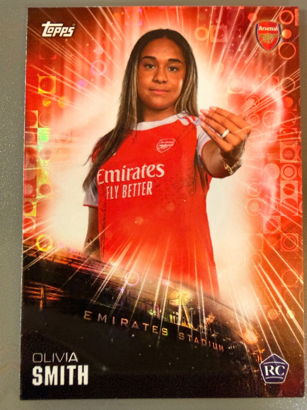 Arsenal Carte collezionabili: Topps Arsenal TeamSet 25/26 - Olivia Smith - RC - Refractor – Nuovo (secondo la descrizione) da Cheyres venduto da KeK04