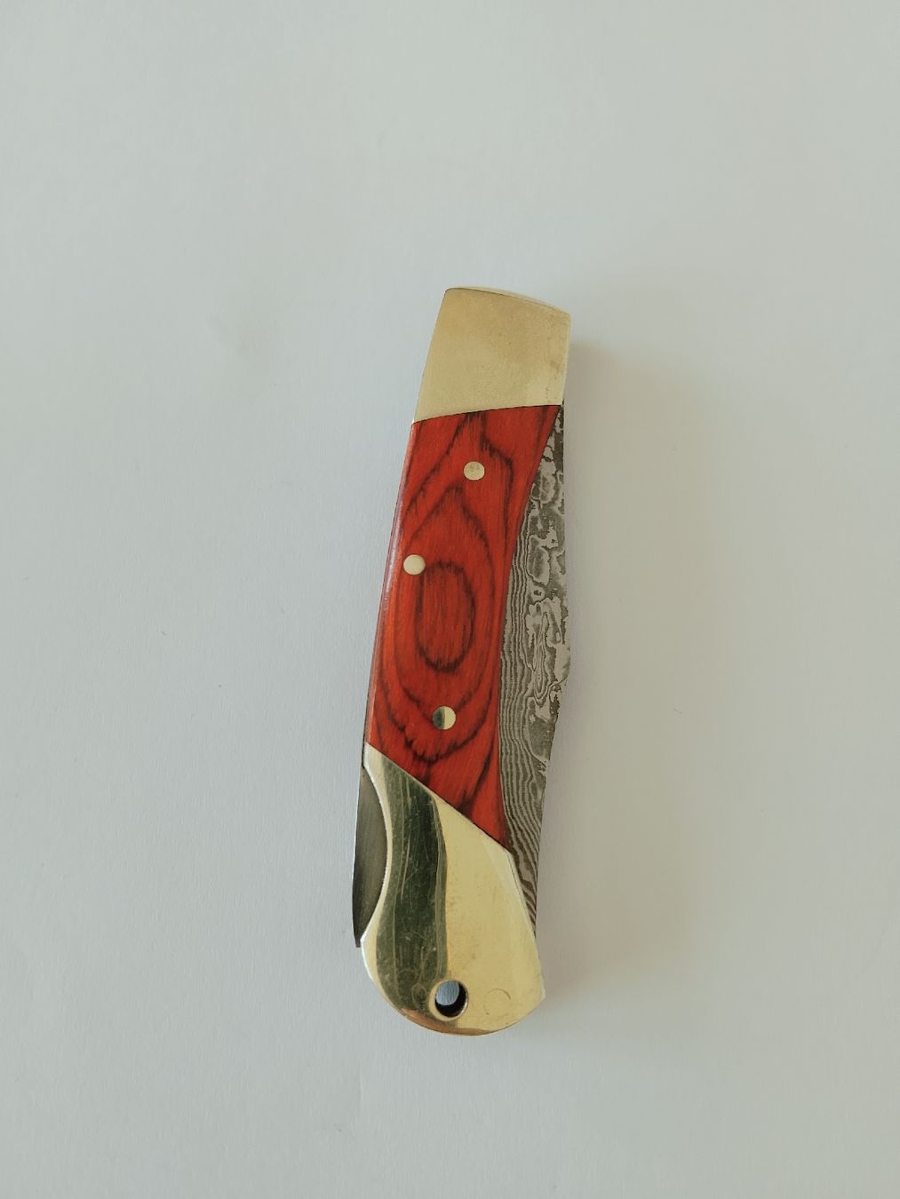 Taschenmesser: Neues Sackmesser Damaststahl klinge  – Neu (gemäss Beschreibung) aus Biel/Bienne von Vintage-timearts 4