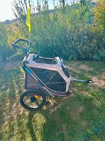 Neuwertig Fahrrad Anhänger für Hunde, faltbar, bis 22 kg