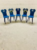 5er Set Vintage Stabellen aus Holz, 1920er, 5er Set