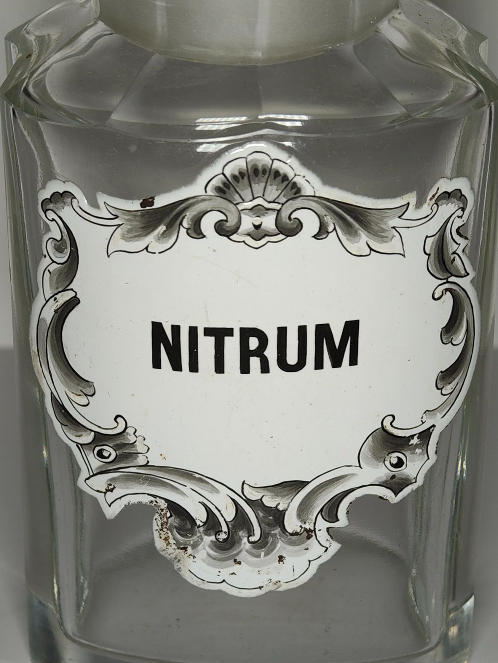 Accessori da laboratorio: Antike Apothekerflasche NITRUM Um 1900 17cm – Usato da Monthey venduto da 19_karen_84 1