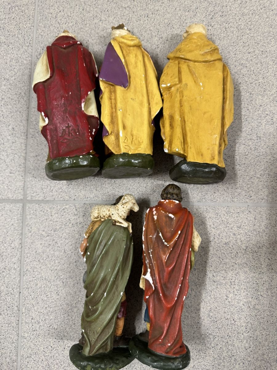 Statuette: Krippenfiguren Keramik,20-teilig – Usato da Felsberg venduto da kat_v2cm 8