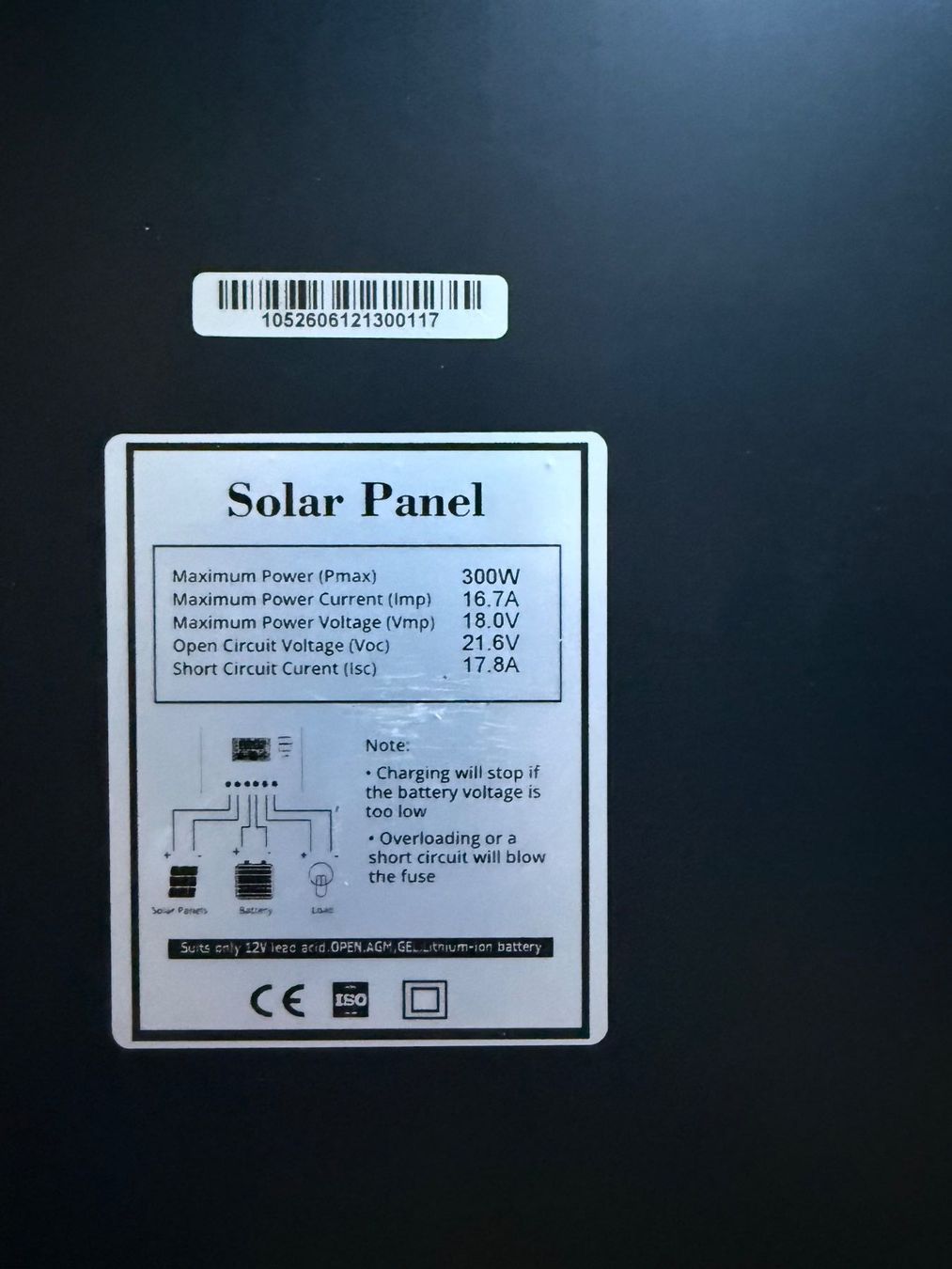 Solargeräte und Solarprodukte: Solarpanel 300W – Neu und originalverpackt aus Hubersdorf von Gewonnen 3