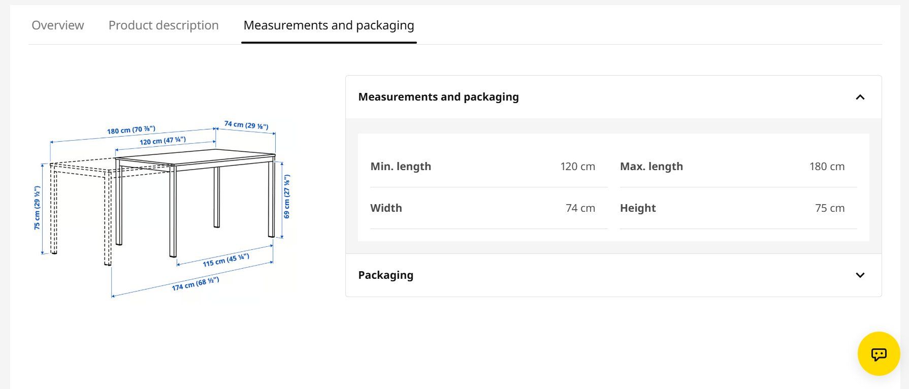 Ikea Tavoli: VIHALS  Extendable table, white, 120/180x74 cm – Usato da Zürich venduto da fel_h59f 4