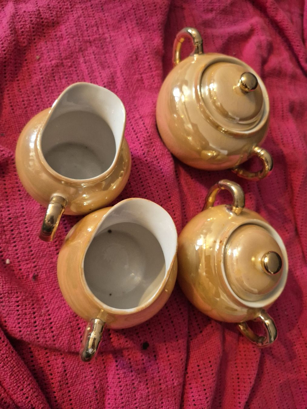 Set di piatti: Service à thé/café vintage doré – Usato da Penthalaz venduto da yve_wsq8 4