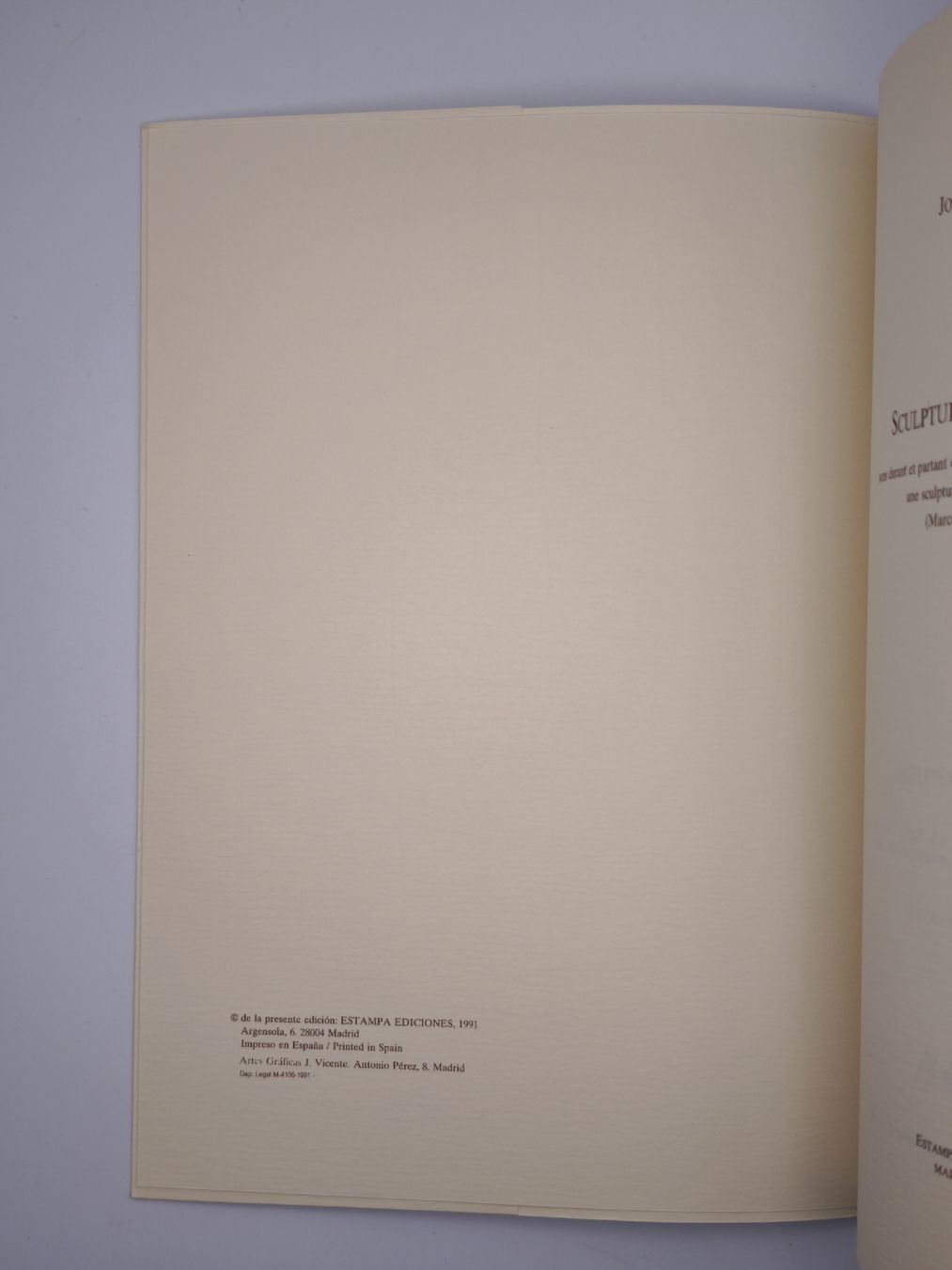 Bücher: JOHN CAGE - SCULPTURE MUSICALE - SIGNIERT – Gebraucht aus Goldach von Gaip 1