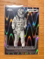 Topps Chrome F1 Yuki Tsunoda BW Raywave