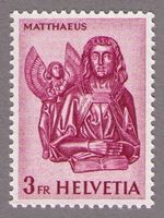 1961_381_HOHER WERT 3.00_EVANGELIST MATTHÄUS_**