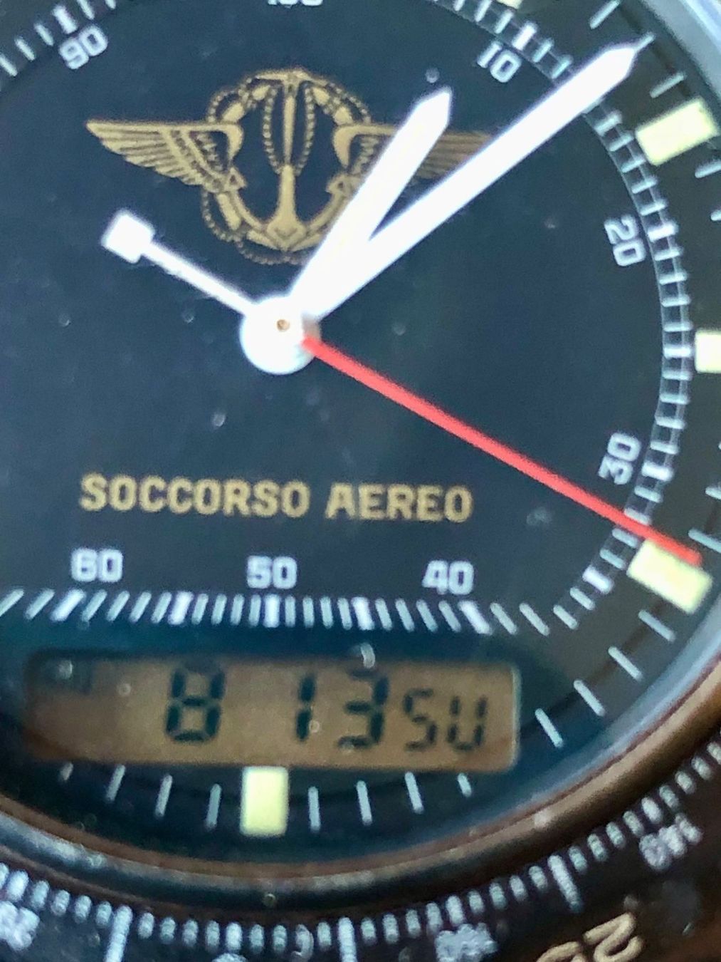 Orologi: Pluton Chronograph "Soccorso Aereo" – Usato da Zeihen venduto da Swissmade 1