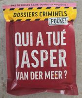 Jeu Qui a tué Jasper van der Meer ? Pocket