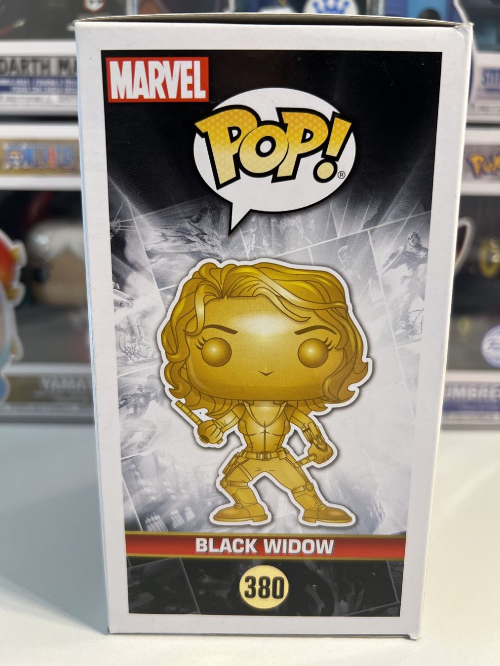 Funko Statuette: Funko POP! Marvel Studios Black Widow Gold Chrome – Usato da Le Mouret venduto da perfectbijou 1