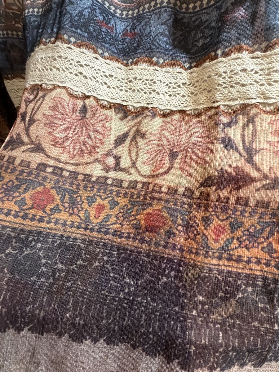 Camicette: 100% Ramie print lace shirt – Nuovo e nell'imballaggio originale da Mont-sur-Lausanne venduto da Gracie-He 8