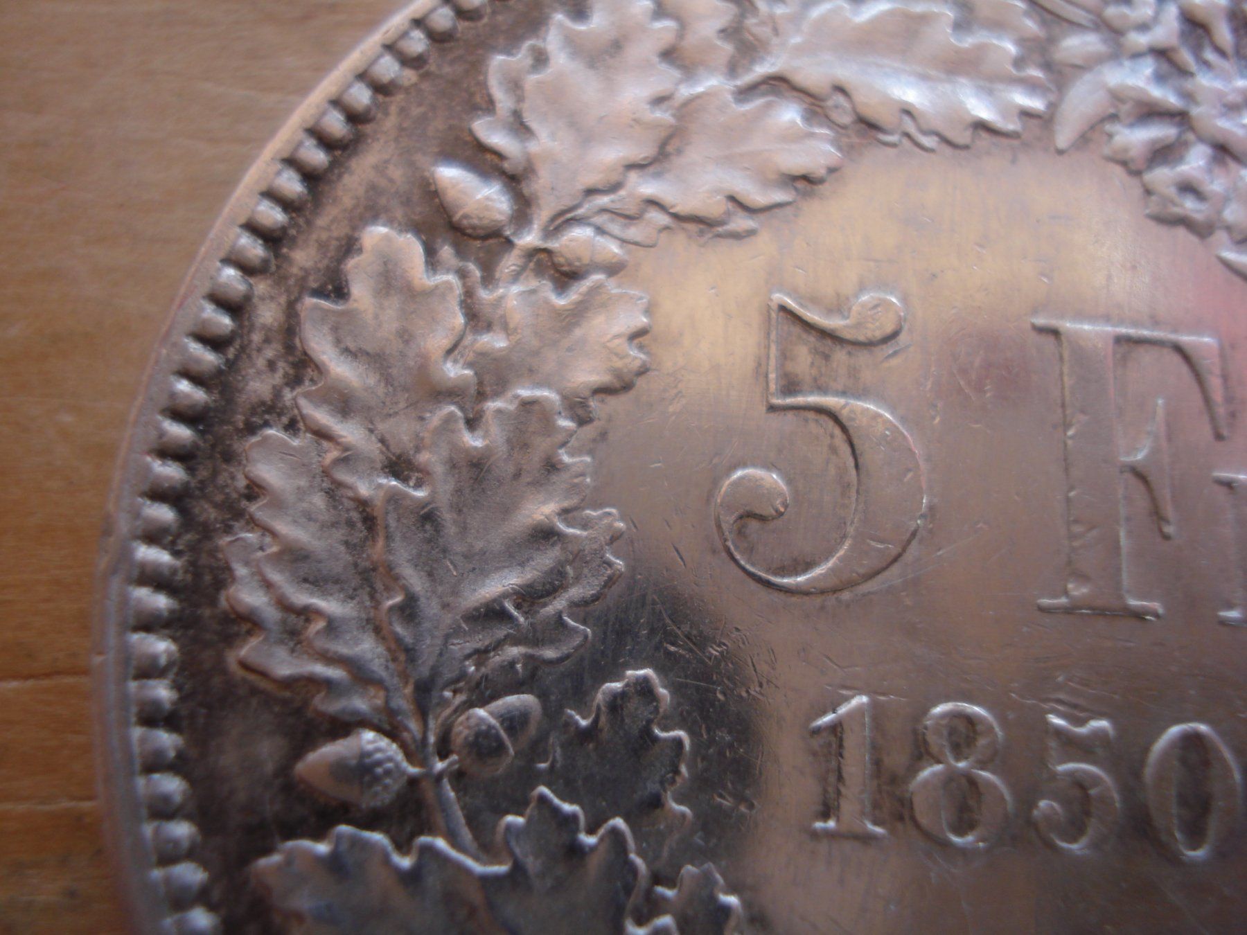 Toutes les monnaies: (C1) 5 Franken 1850 VZ-UNZ – D'occasion à Erlach par Net-Coins 1