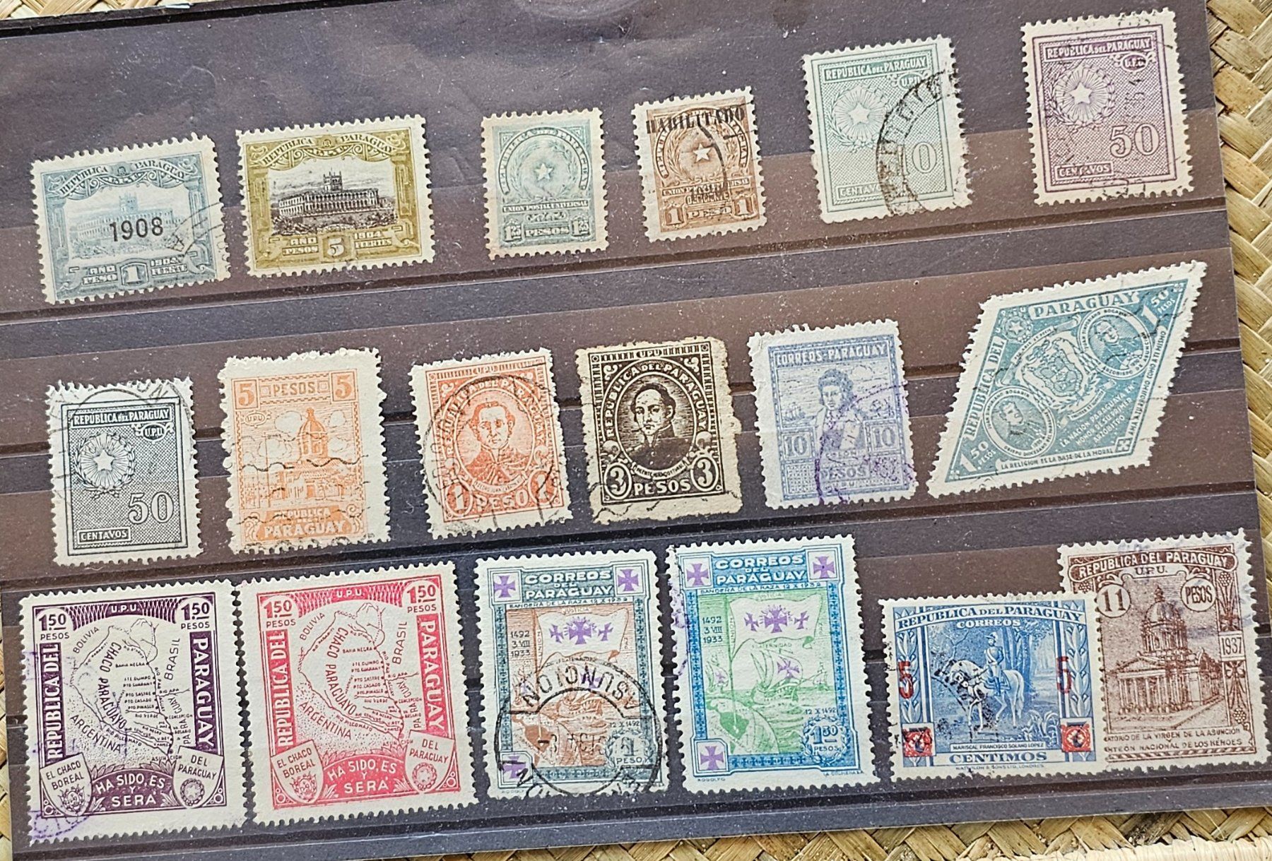 Tutti i francobolli: PARAGUAY alte Briefmarken – Usato da Les Valettes venduto da Nuba1