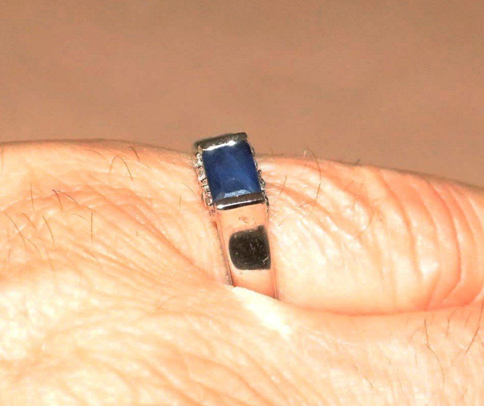 Ringe: Bague Saphir en argent sterling – Gebraucht aus Genève von Lrc 3
