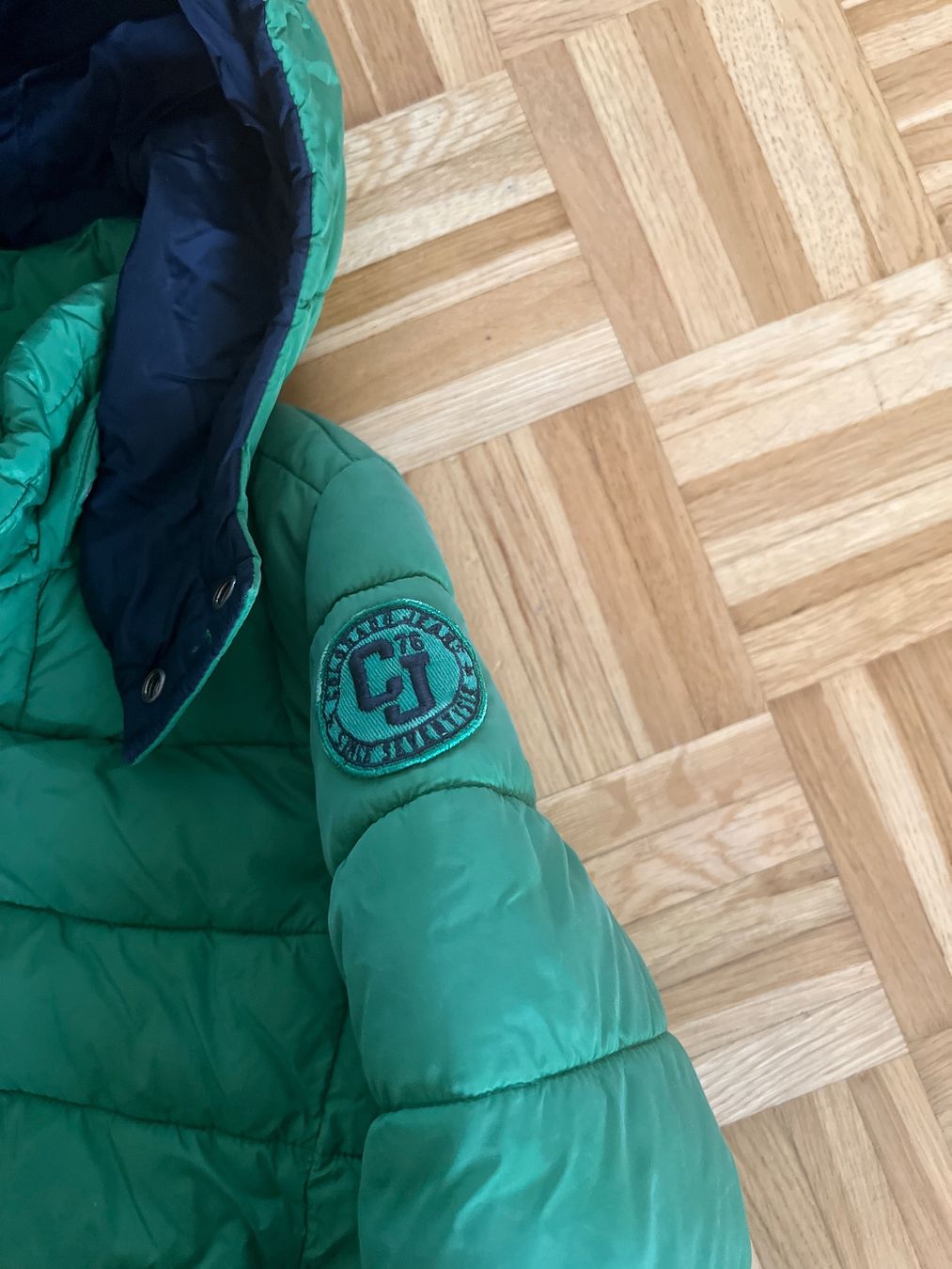 Giacche & Cappotti: Winterjacke grün, Gr. 128, wattiert – Usato da Zuchwil venduto da Commander0 7