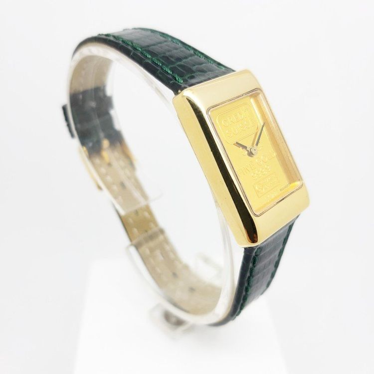 Bucherer Orologi: Bucherer - Credit Suisse Goldbarren Uhr – Usato da Grancia venduto da Gioielleria_DoroTi 2