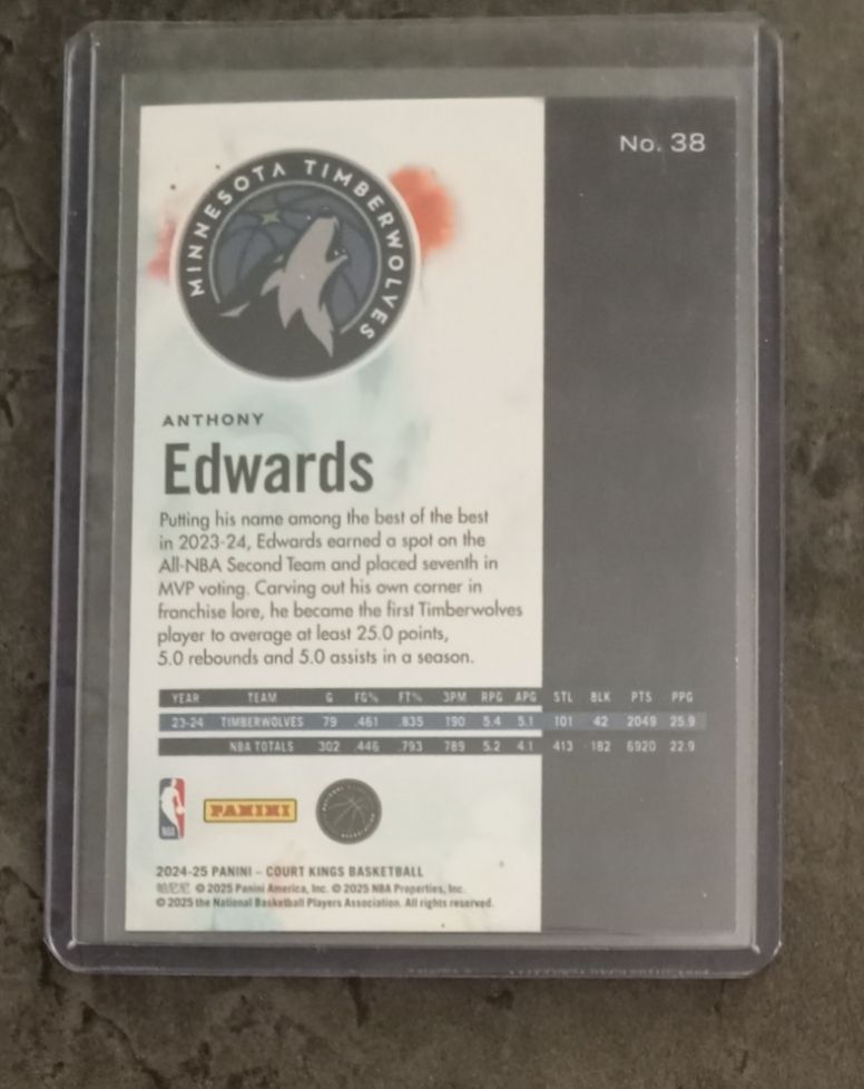 Cartoline: Anthony Edwards Court King's NBA card – Nuovo (secondo la descrizione) da Vallorbe venduto da ant_75wx 1
